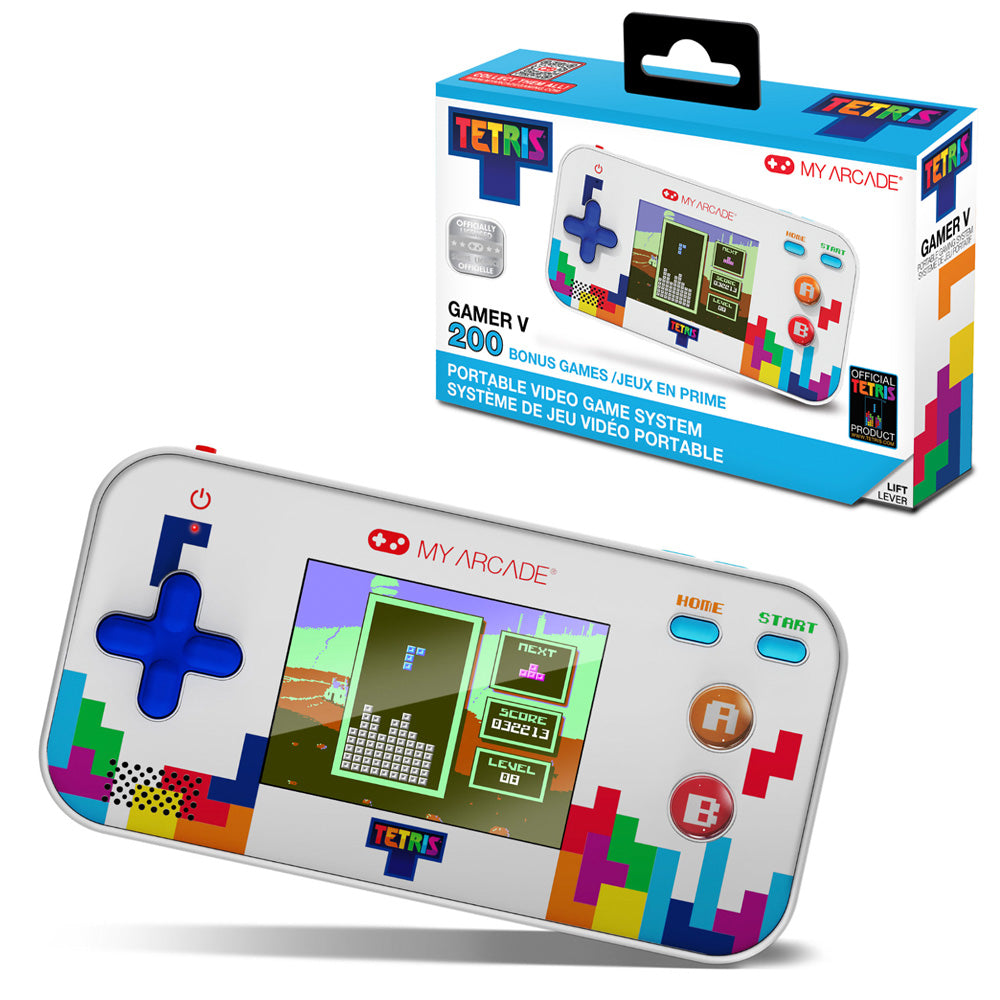 My Arcade Tetris Gamer V Portable Video Game System (201 Games in 1)