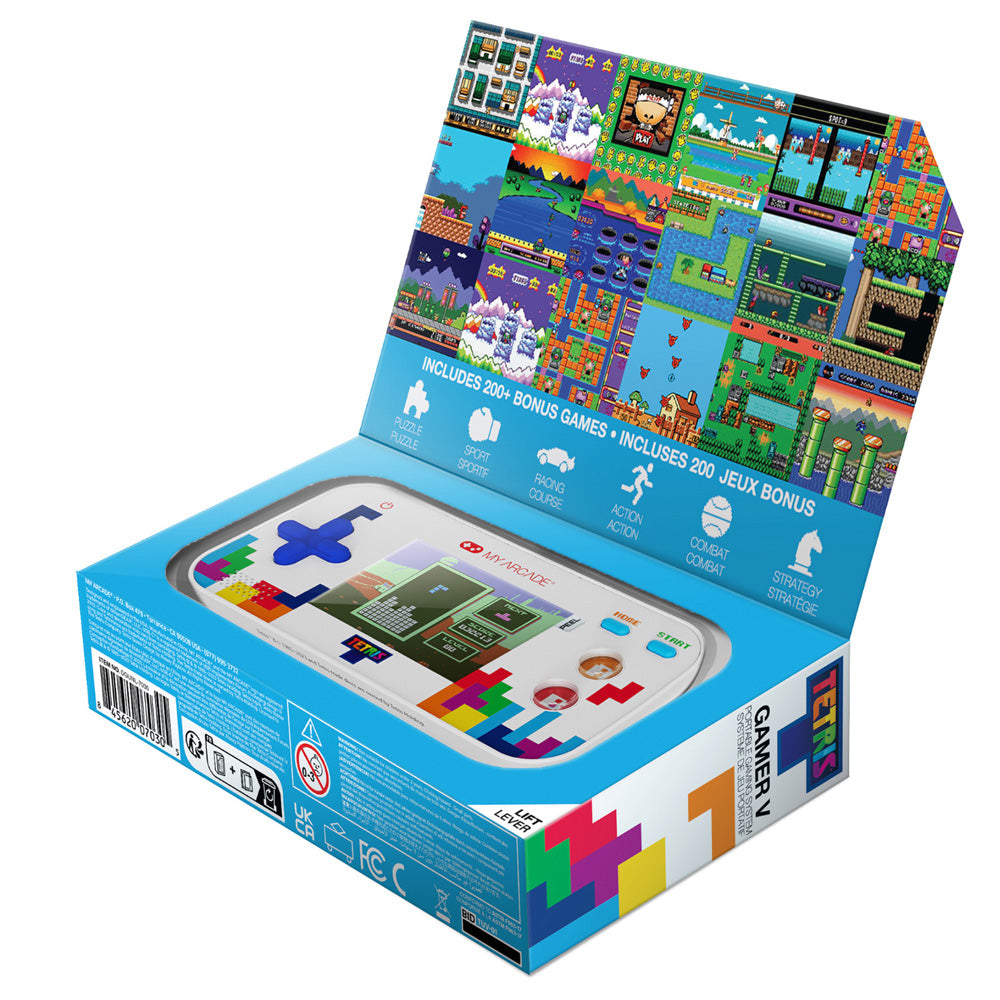 My Arcade Tetris Gamer V Portable Video Game System (201 Games in 1)
