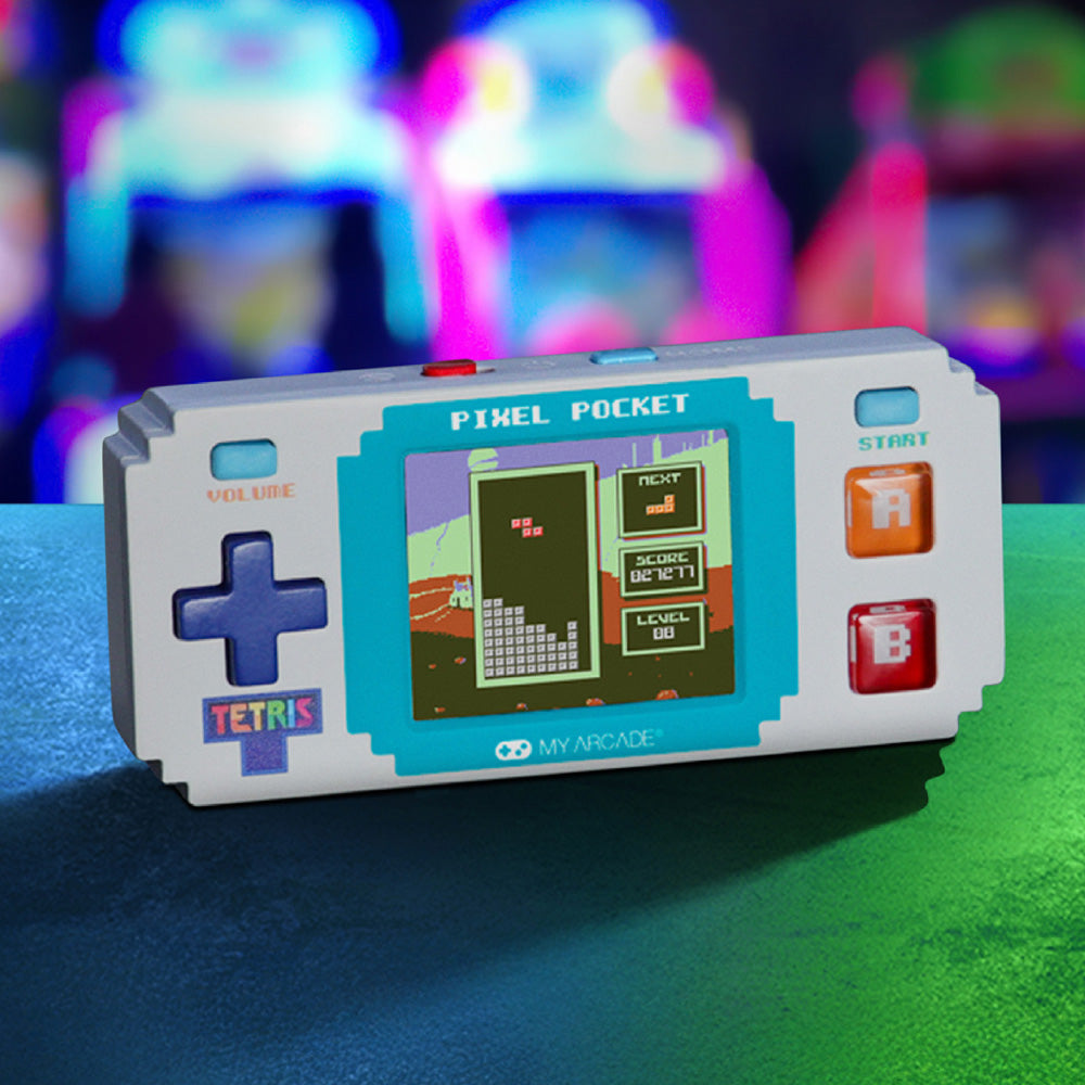My Arcade Tetris Pixel Pocket Mini Portable Gamer System