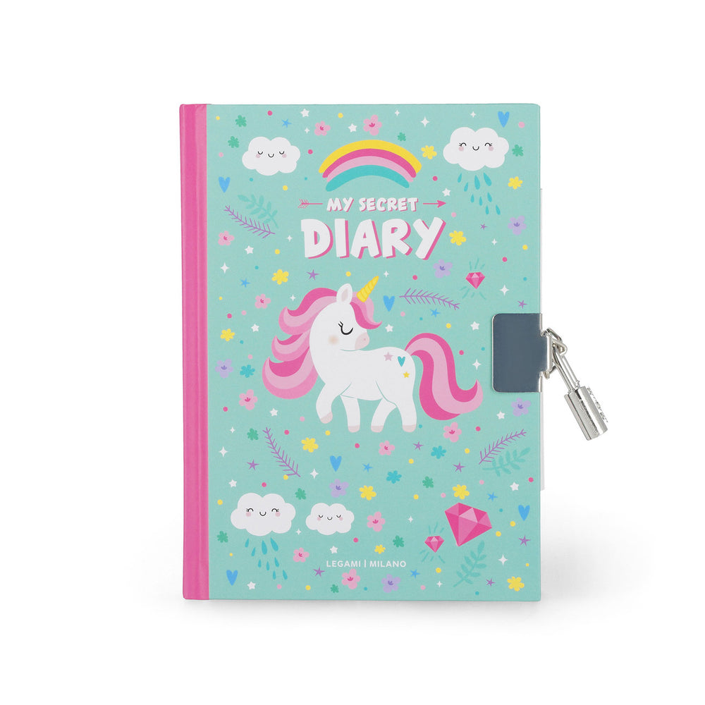 Legami Unicorn Secret Diary with Padlock – My Secret Diary
