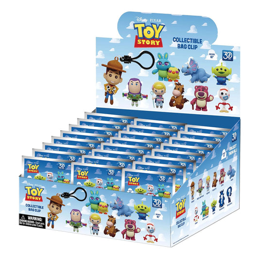 Toy Story 30th Anniversary Figure Bag Clips Disney Pixar - Monogram