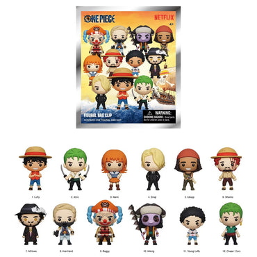 One Piece Figure Bag Clips - Monogram