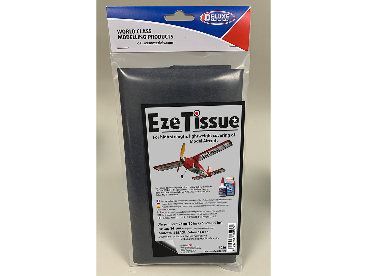 Deluxe Materials Eze Tissue Black (5) BD-80