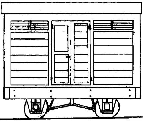 Dundas Models DM03A Freelance 4 Wheel Guards Van Kit OO9 Gauge