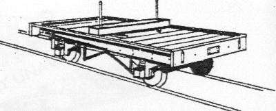 Dundas Models DM09 Bolster Wagon Kit (Pair) OO9 Gauge