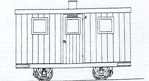 Dundas Models DM45 Quarrymans Coach OO9 Gauge