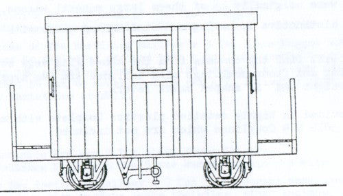 Dundas Models DM48 Ffestiniog Rly Goods Brake Van OO9 Gauge