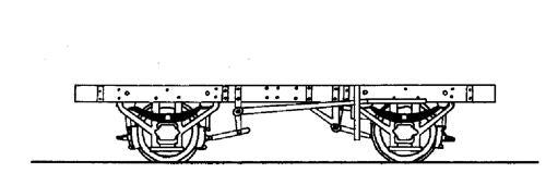 Dundas Models DM73 Tralee and Dingle Railway 4-Wheel Chassis OO9 Gauge