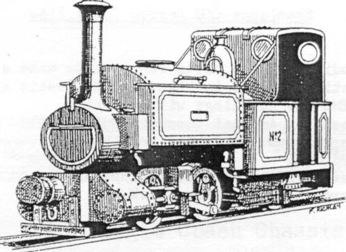 Dundas Models DMDL05 Festiniog & Blaenau Railway 0-4-2 Loco Kit OO9 Gauge