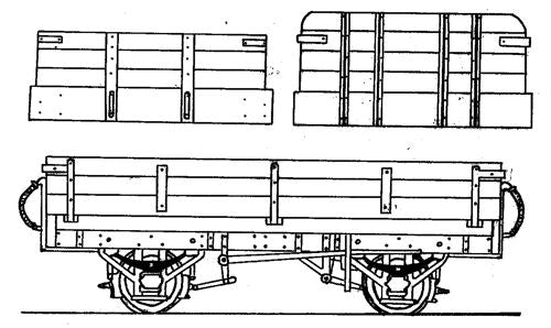 Dundas Models DMDT05 Irish NG Open Goods Wagon Kit OO9 Gauge