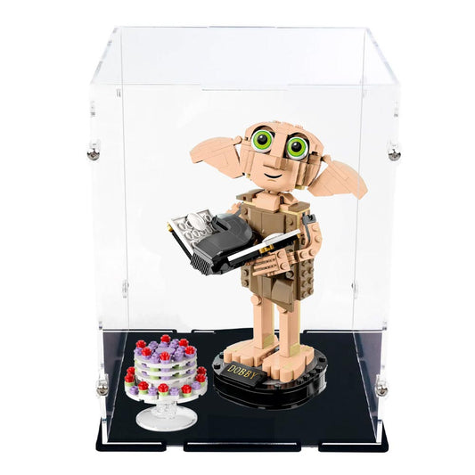 iDisplayit Display Case Acrylic for LEGO Dobby 76421 18x18x24cm