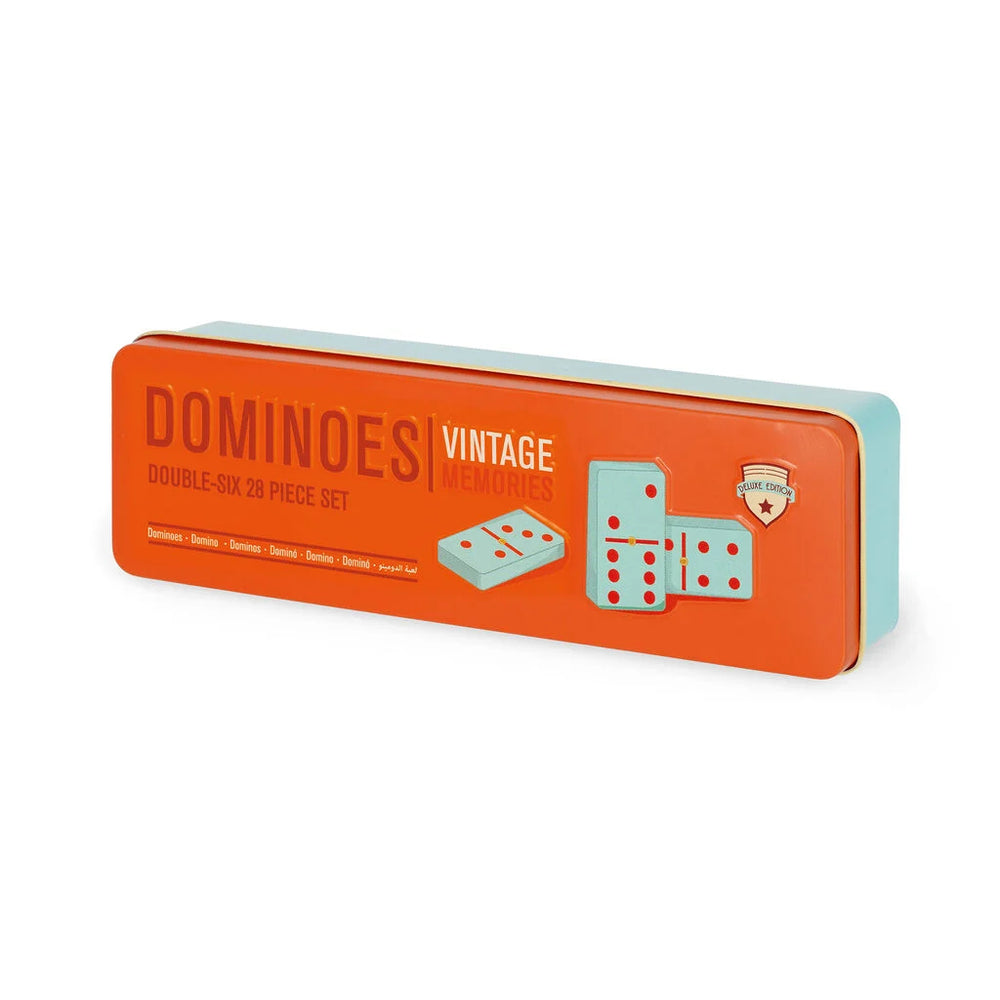 Legami Vintage Dominoes Set - 28 Tiles Classic Game