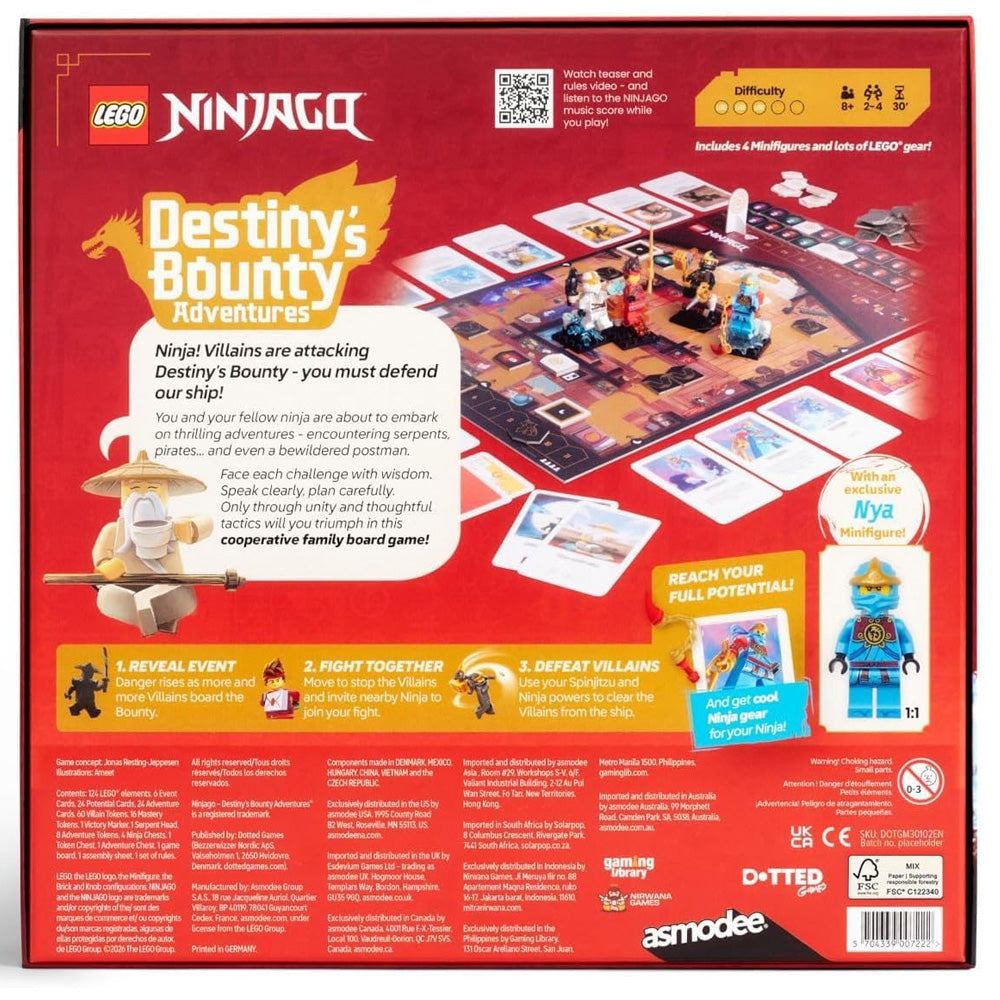 LEGO Ninjago Destiny's Bounty Adventures Board Game