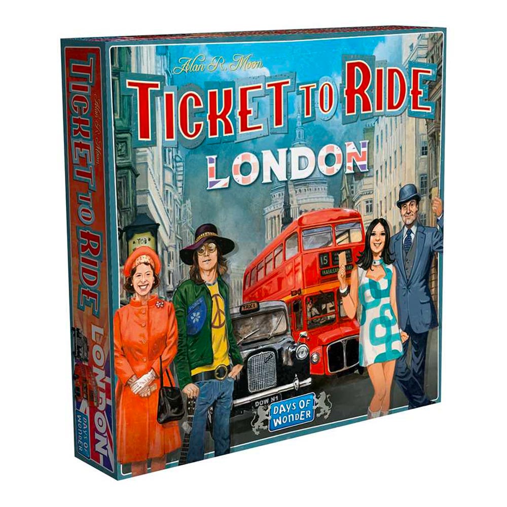 Ticket to Ride: London - Board Game - Age 8+ - 2-4 Players - 10-15min