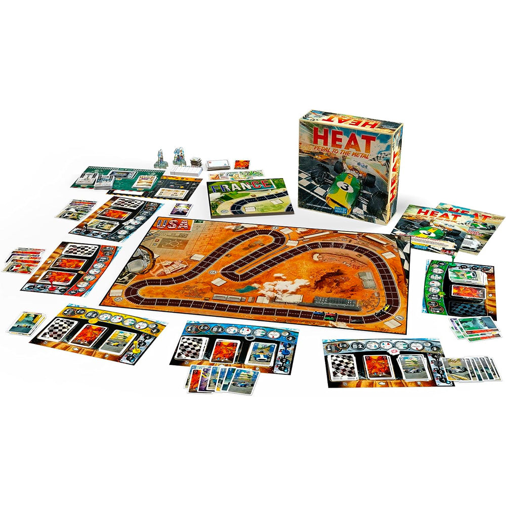 Heat: Pedal to the Metal Board Game 1-6 Players Age 10+ Days of Wonder
