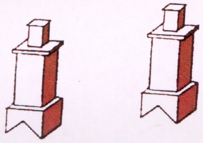 Dornaplas B26 Station Chimneys Kit OO Gauge