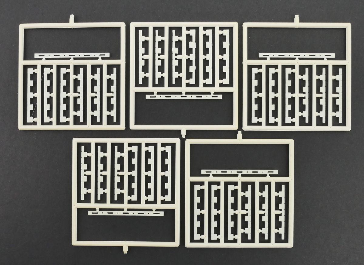 Dornaplas B44 White Quoins for Town Houses (5) Kit OO Gauge