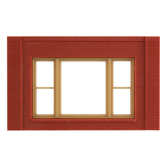DPM 30167 Single Storey 20th Century Window Wall (x4) HO Gauge