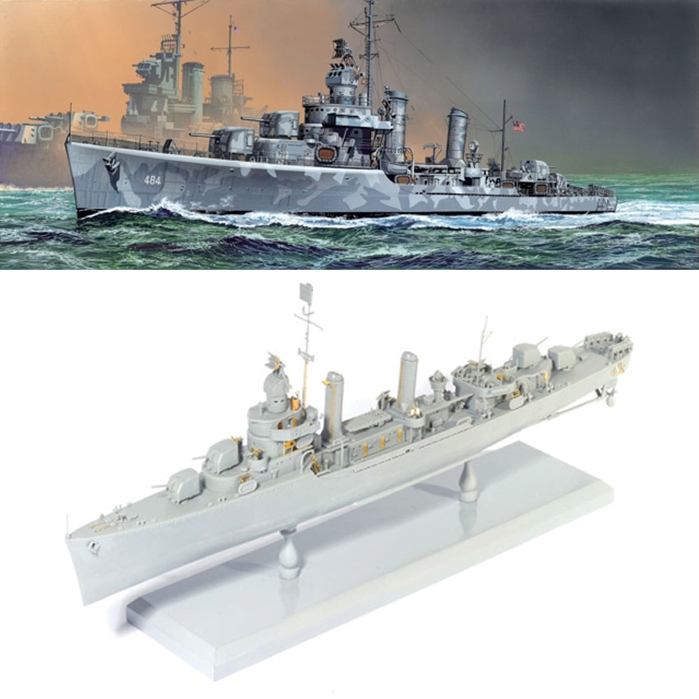 Dragon 1021 USS Buchanan DD-484 Gleaves Class Destroyer 1942 1:350 Model Kit