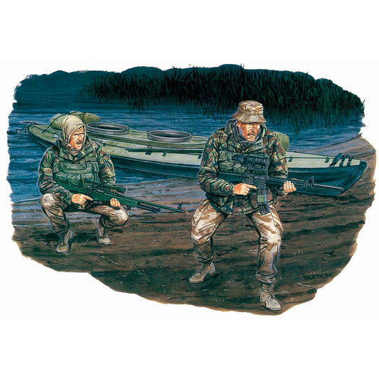 Dragon 3023 British SBS W/Kayak 1:35 Model Kit