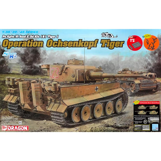 Dragon 6328 Sd.Kfz.181 Tiger I Operation Ochsenkopf Tank 1:35 Plastic Model Kit