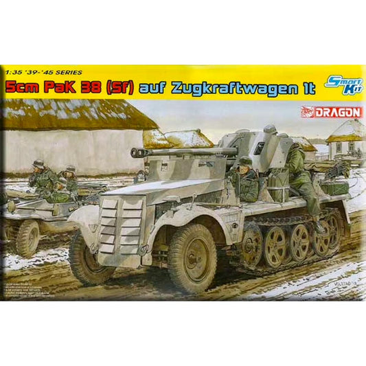 Dragon 6719 5cm PAK 38 with Zugkraftwagen IT 1:35 Plastic Model Kit
