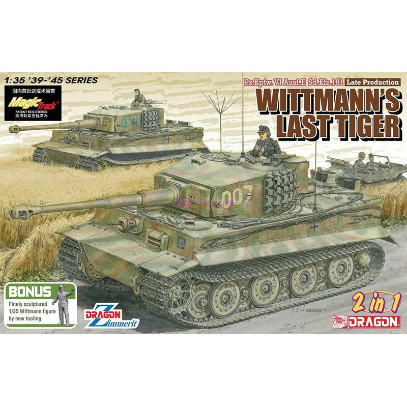 DRAGON 6800 Wittmann's Last Tiger 1:35 Tank Model Kit