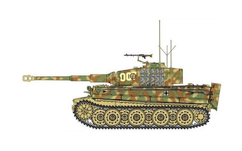 DRAGON 6800 Wittmann's Last Tiger 1:35 Tank Model Kit