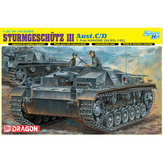 DRAGON 6851 Sturmgeschutz 7.5cm Kanone 1:35 Smart Military Model Kit