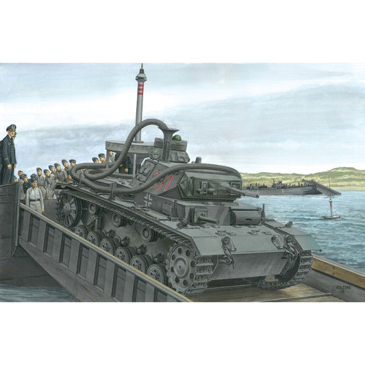 Dragon 6877 Pz.Kpfw.III (3.7cm) (T) Ausf.F "Operation Seelöwe" 1:35 Model Kit