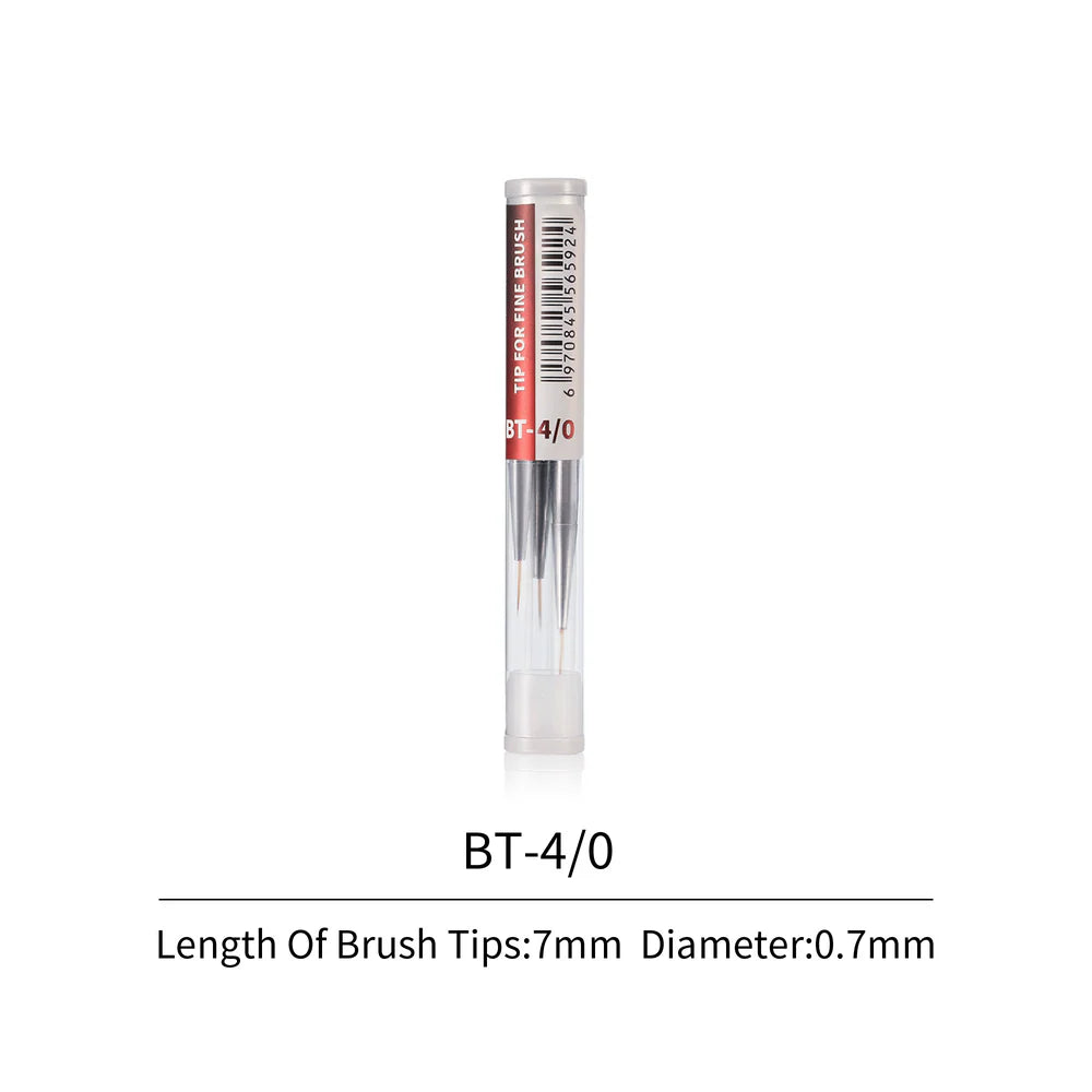 DSPIAE Fine Paint Brush Tips 3pcs 4/0