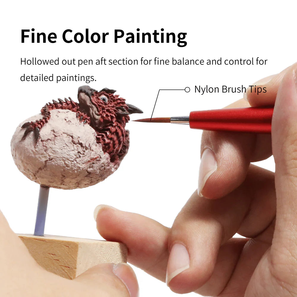 DSPIAE Fine Paint Brush Tips 3pcs 4/0