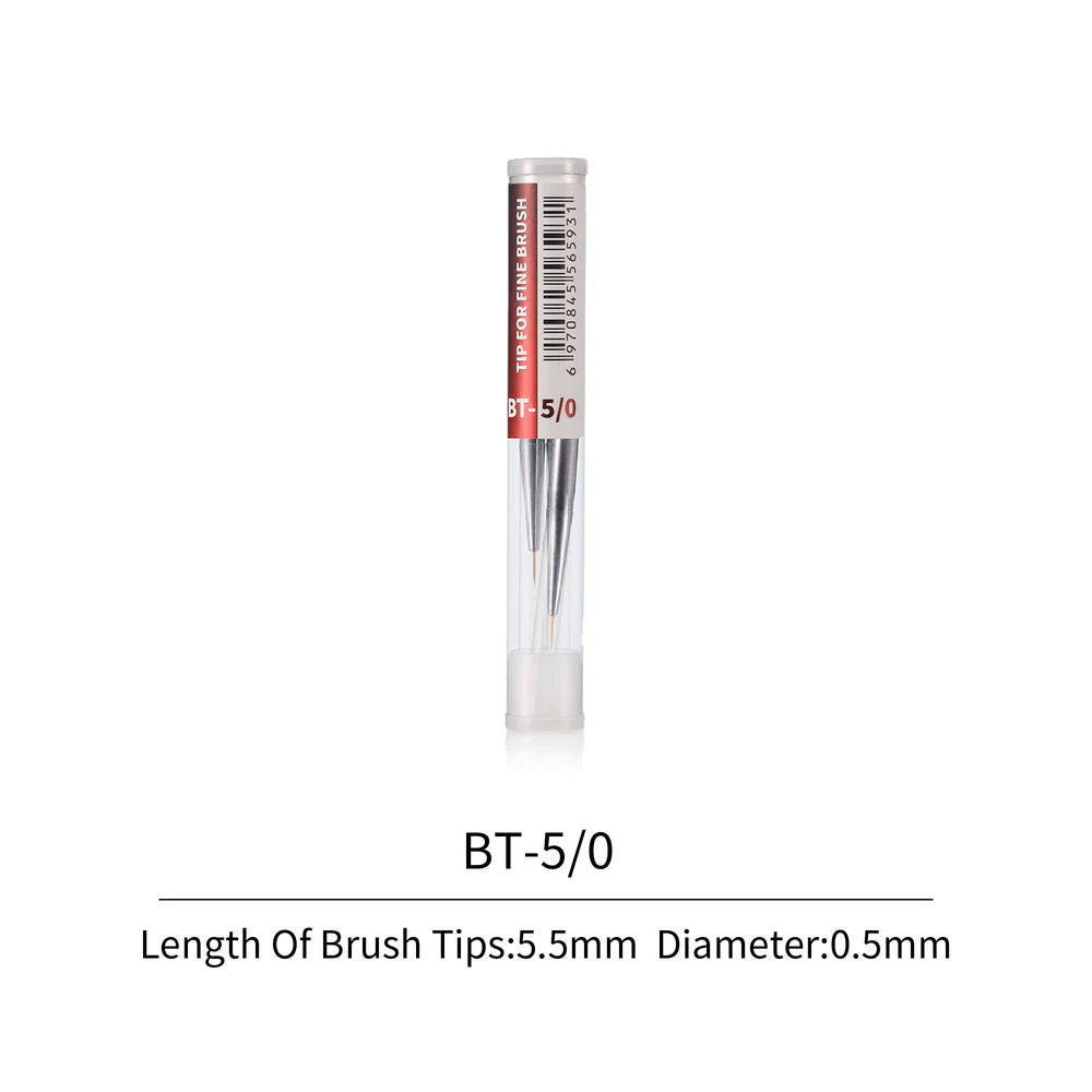 DSPIAE Fine Paint Brush Tips 3pcs 5/0
