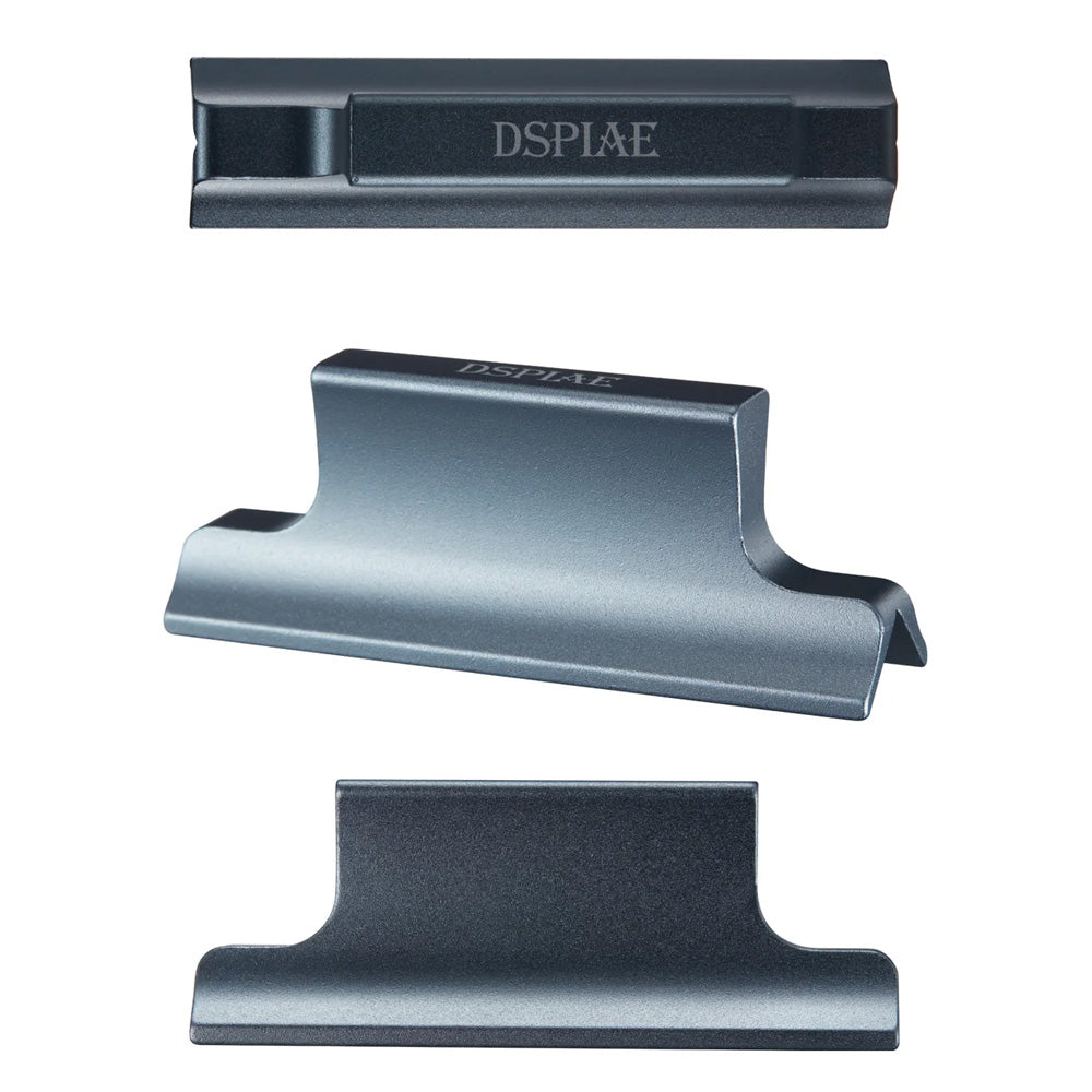 DSPIAE Aluminium Right Angle Sanding Paper Block (Grey) AS-25PPGR