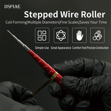 DSPIAE Aluminium Alloy Stepped Wire Roller Tool AT-CR