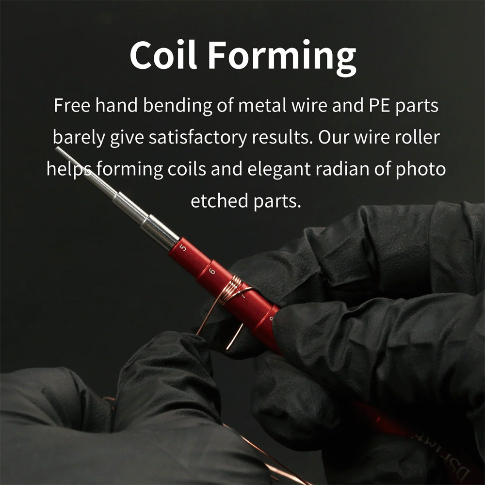 DSPIAE Aluminium Alloy Stepped Wire Roller Tool AT-CR