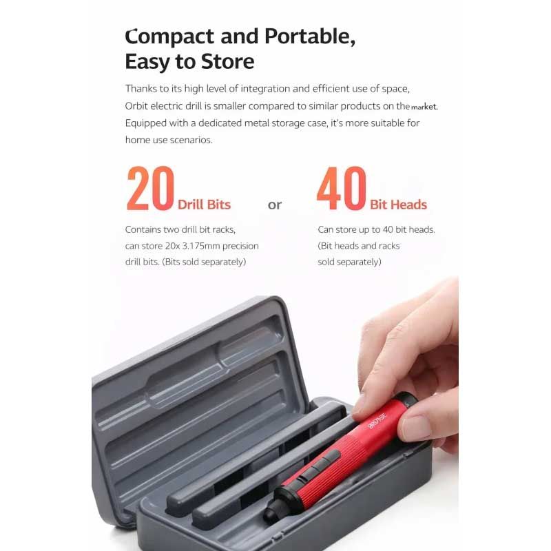 DSPIAE Orbit Electric Drill - Red AT-ED01