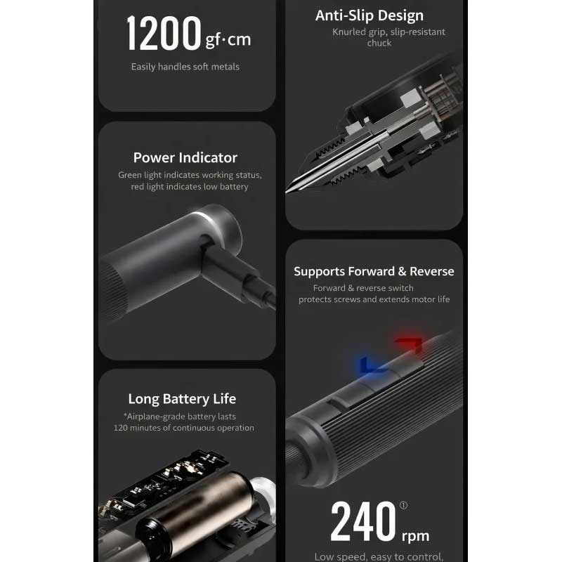 DSPIAE Orbit Electric Drill - Grey AT-ED02