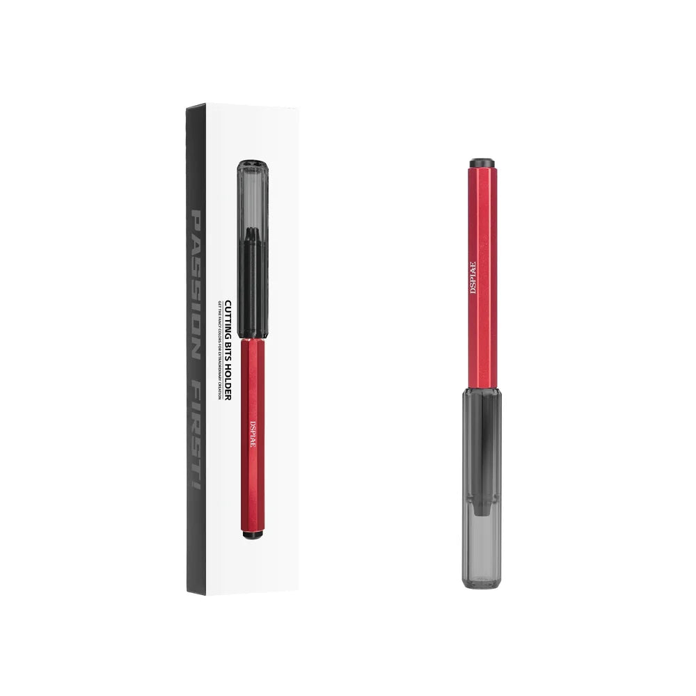 DSPIAE Aluminium Alloy Cutting Bits Holder - Red AT-EH01-PRO