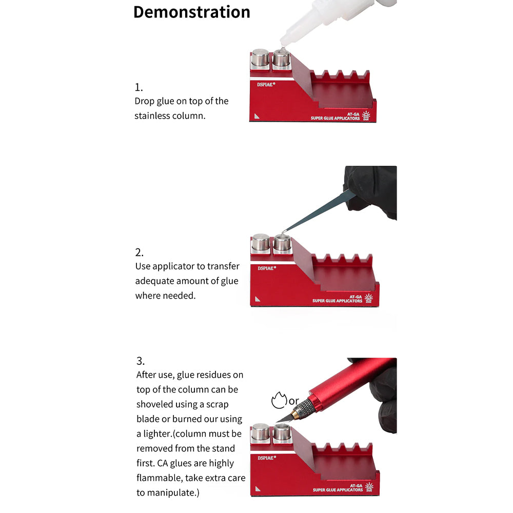 DSPIAE Glue/Cement Applicator Stand AT-GA