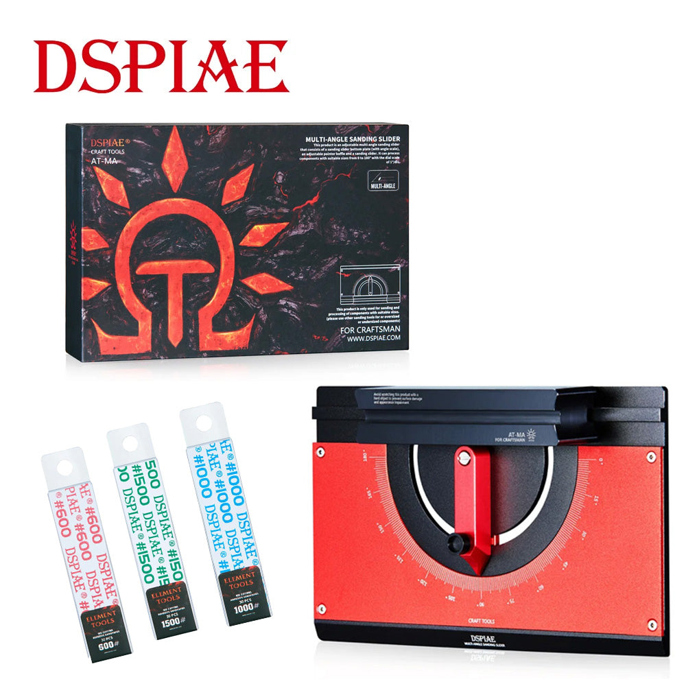 DSPIAE Precision Multi-Angle Sanding Slider AT-MA Tool Bundle