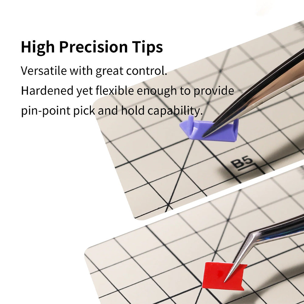 DSPIAE Straight Precision Stainless Steel Tweezers AT-TZ03