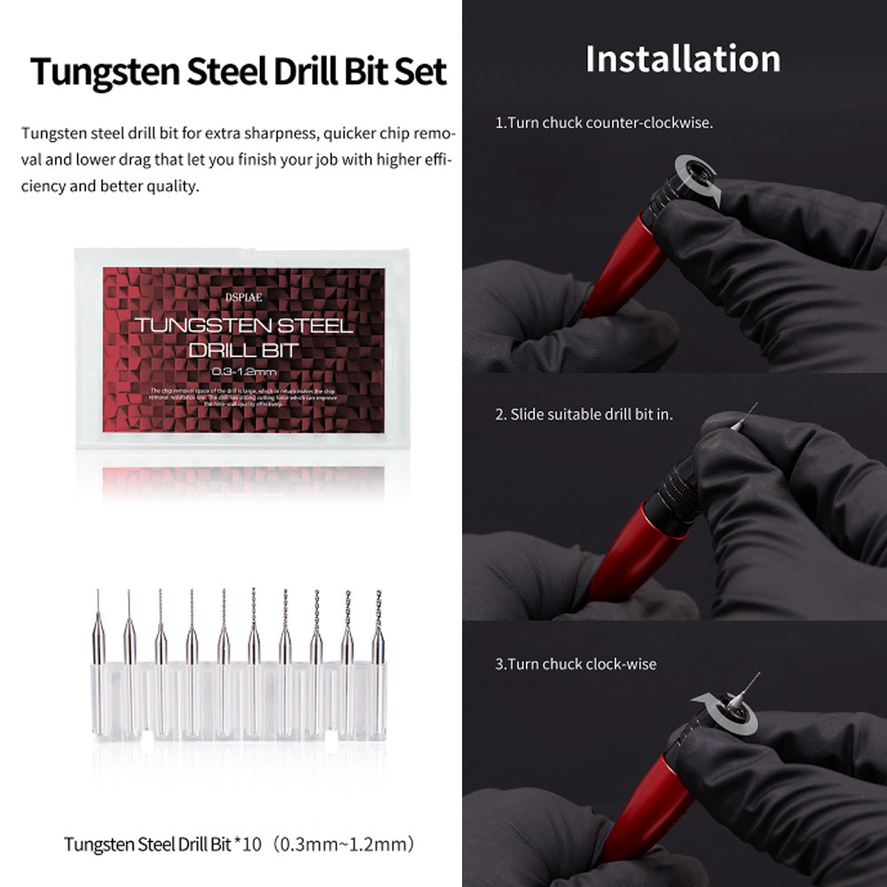DSPIAE Aluminum Alloy Hand Drill AT-VHDS