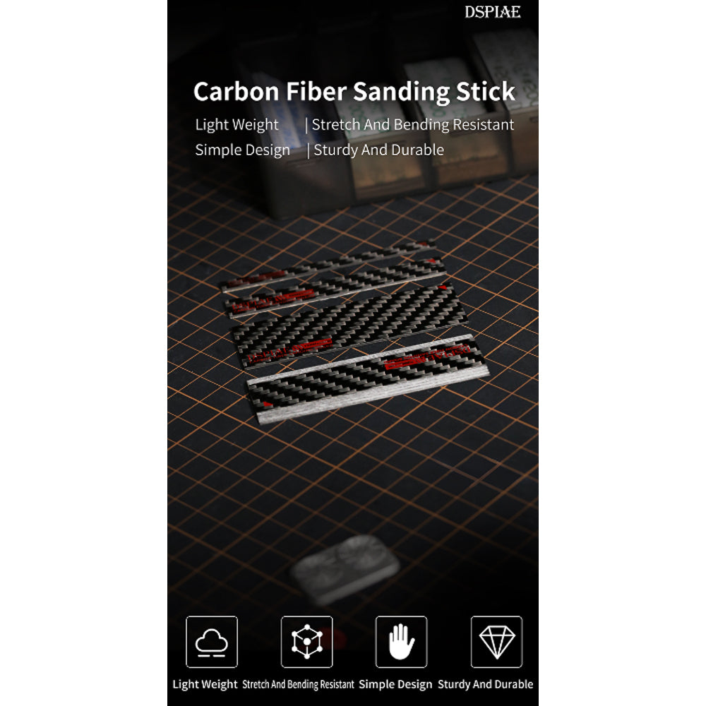 DSPIAE Carbon Fiber Sanding Board Set CB-S