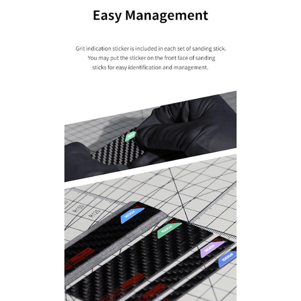 DSPIAE Carbon Fiber Sanding Board Set CB-S