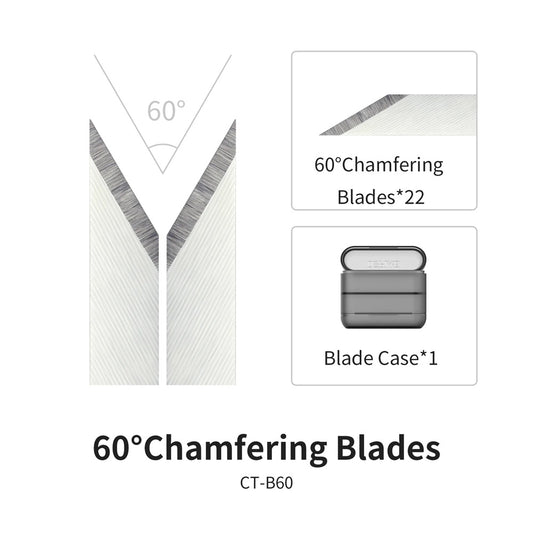 DSPIAE 60° Chamfering Blade for AT-CT Chamfering Tool CT-B60