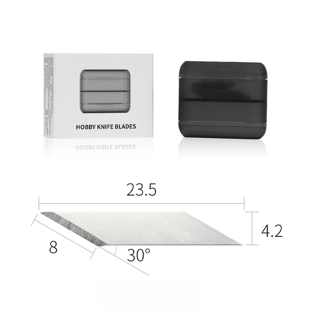 DSPIAE Hobby Knife Narrow Blades (20pcs) for AT-DK02 Knife DK-B02