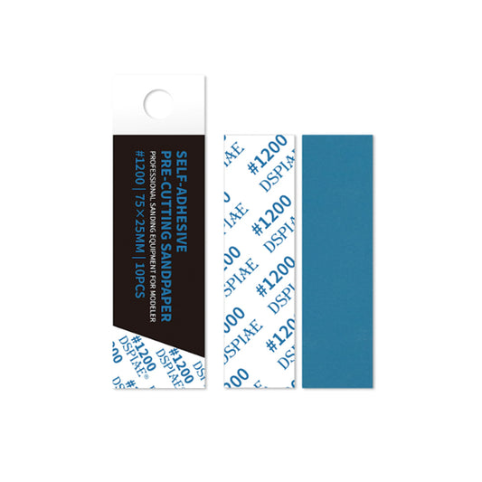 DSPIAE #1200 Reusable Pre-Cut Adhesive Sandpaper (10pcs) DSP-1200