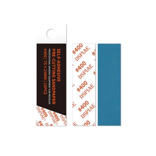 DSPIAE #400 Reusable Pre-Cut Adhesive Sandpaper (10pcs) DSP-400
