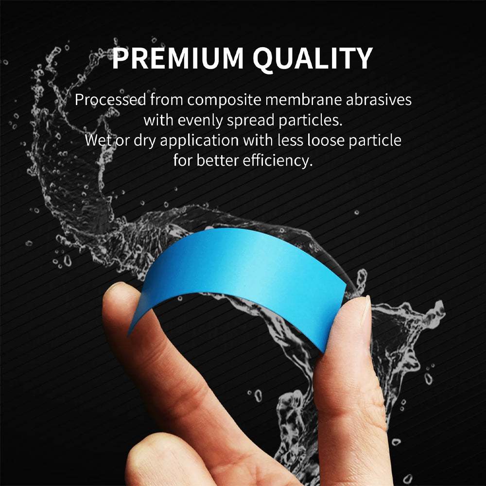DSPIAE Reusable Self-Adhesive Sandpaper Set #400-#1500 Grit DSP-S01